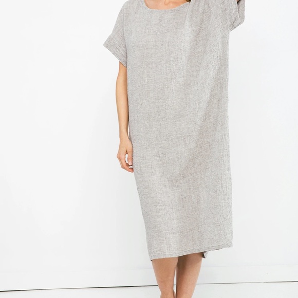 Elizabeth Suzann Dresses & Skirts - Elizabeth Suzann Georgia Midi Linen Gauze Smoke OS